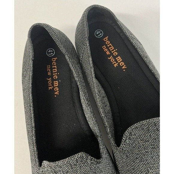 Bernie Mev Petra Slip on Loafer Stretchy Flats PEWTER Size 41/10-10.5 US new - Picture 4 of 14